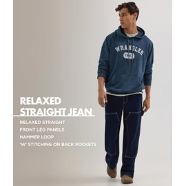 Wrangler Men's Relaxed Straight Jean, Bad Hoss