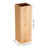 DOITOOL Wooden Umbrella Bucket Stand for Entryway Indoor Use 19.68X6.29X6.29In