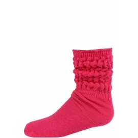 Millennium Kids' Slouch Socks - 1 Pair - Hot Pink
