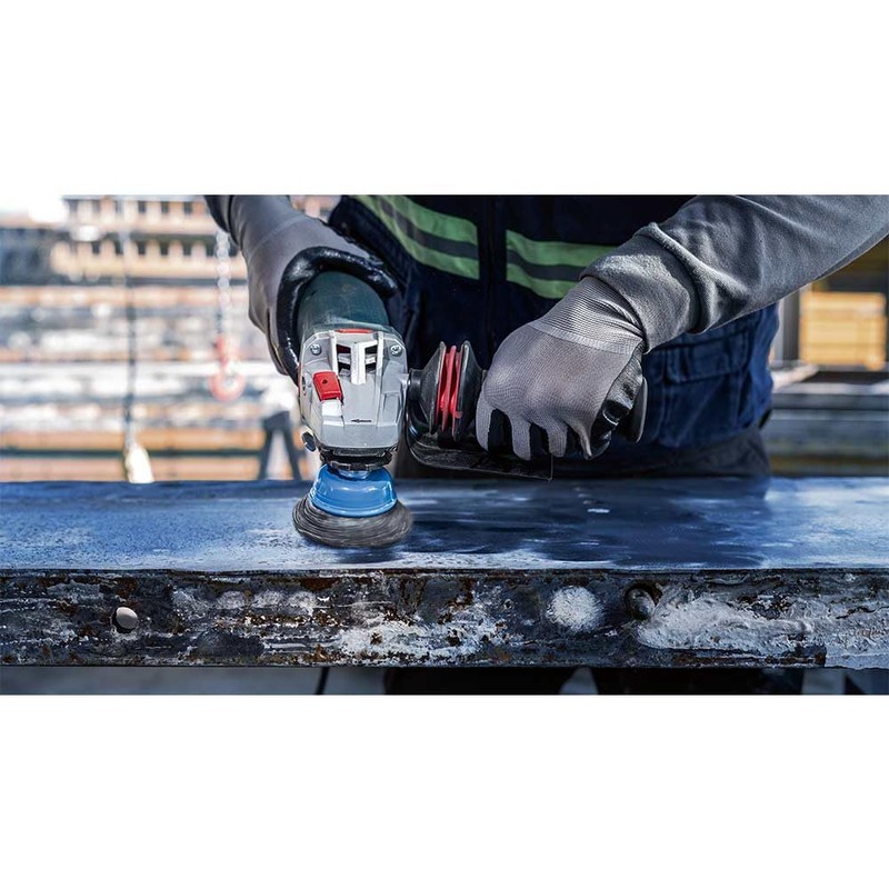 Bosch 1x PRO Steel Longlife Cup Brush, Knotted Wire for