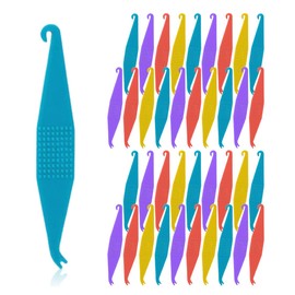 ZOKJSW Kieferorthopädische elastische Einweg Kunststoff Zahnspangen für Zahnspangen gemischte Farbe - 20 Stück by