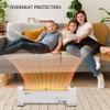Beyond Breeze 1500W White Electric Space Heater Baseboard Silent Operation