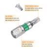 sourcing map 2pcs Star Screwdriver Bit TS20 1/4" Hex Shank