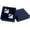 Salutto Mens Simple Series Luxury French Tuxedo Shirt Cufflinks with