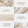 MILDLY Muslin Duvet Cover Set 100% Washed Cotton Double-Layer Breathable