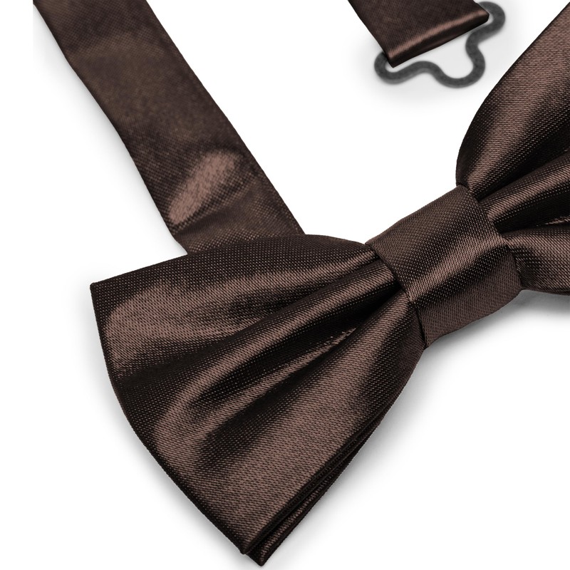 Ladeheid Children's Boys Bow Tie - Pre-Tied Adjustable Band, Shiny