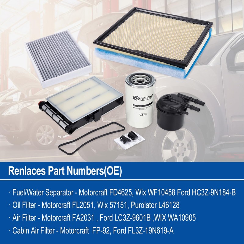 6.7L Diesel Filter Kit Replacement for 2020-2025 Ford F250 F350
