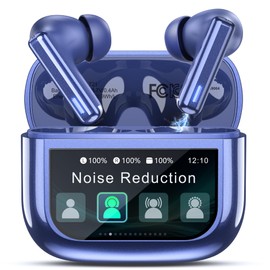 ZIUTY Wireless Earbuds, ANC ENC Noise Cancelling Ear Buds with Touch Screen