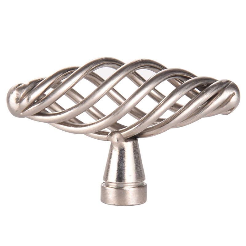 899SN-1 Satin Nickel Bird Cage Cabinet Knob 3" 76mm (Pack