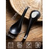 Gomakren Asian Soup Spoons, 6.5 Inch Ceramic Chinese Soup Spoons