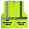 Conspiracy Tee Forensic Science Technician Safety Vest, High Visibility Vest
