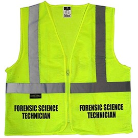 Conspiracy Tee Forensic Science Technician Safety Vest, High Visibility Vest