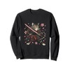 Samurai Cat Sakura Warrior Sweatshirt