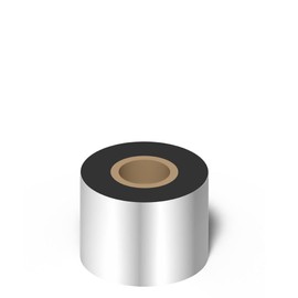 HAPPEAST Thermal Transfer Ribbon for Thermal Printers (Outer Ink) Compatible with Popular Thermal Transfer Printers (TTO) such as SATO ZEBRA TSC TOSHIBA DATAMAX (Resin Ribbon (1 Roll), Width 2.0