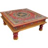 Guru-Shop Painted Small Table, Mini Table, Flower Bench - Water