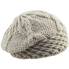 Cappelleria Melegari Floppy Hat Adele Hat, Hat of Wool/Alpaca, Made in Italy Braid, Men/Women, Autumn/Winter - Beige - One size