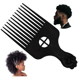 Plastic Afro Hair Comb (B)