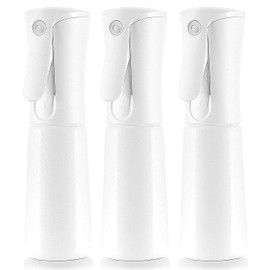 SAMURAI Z1 Mini Spray Bottle, 3.4 fl oz (100 ml) Portable, Locking Function, Continuous Mist, Ultra Fine Particles, Alcohol, Travel & More (White 3 pieces)