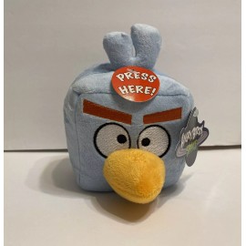 Commonwealth angrybirds space blue ice cube  plush 5" NO sound.