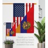 Breeze Decor Armenia US Friendship Garden House Flag Set Regional