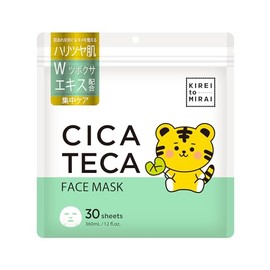 Kirei to Mirai Face Mask, Deer & Teka + Tea Tree, Pack of 30
