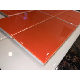 Daltile Natural Hues Lot of 8 Tiles Orange Burst Daltile 3x6 Subway QTC136MOD1P Daltile Natural Hues