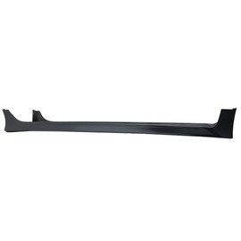 IKON MOTORSPORTS, Side Skirts Compatible With 2016-2021 Honda Civic 4dr Sedan, HFP Style Black PP Side skirt Rocker Moulding Air Dam Chin Diffuser Bumper Lip Splitter