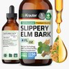 BIO KRAUTER Slippery Elm Bark Tincture - Pure Slippery Elm