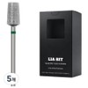 BESSIE Riabit Spike Barrel XF Nail Bit, 5 pieces, Silver / BESSIE 리아비트 스파이크배럴 XF 네일비트, 5개, 실버