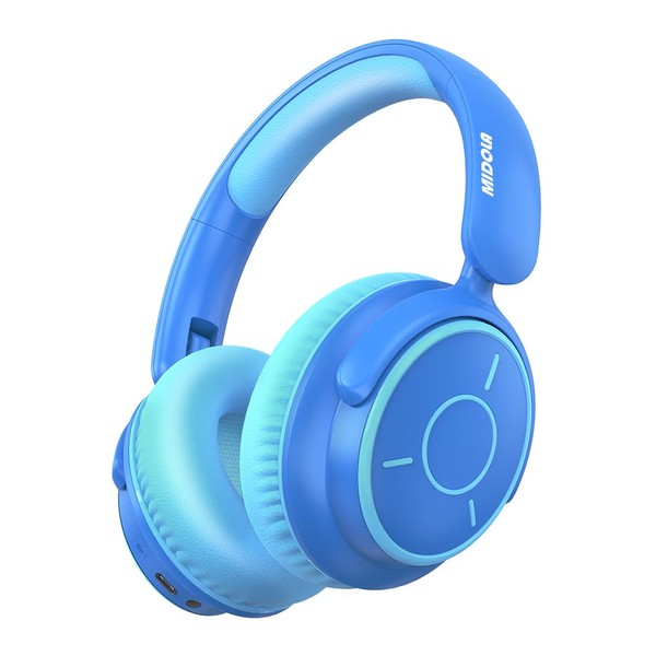 MIDOLA Kids Headphones Bluetooth 5.3 Wireless Volume Limited 85/94dB Hearing