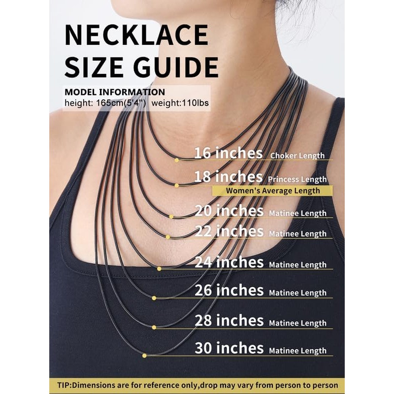 Snake Chain Necklace Stainless Steel Herringbone Link Chains 2mm 26