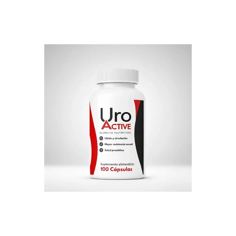 Uro Active Suplemento Alimenticio 100 Capsulas Apoyo Prostat