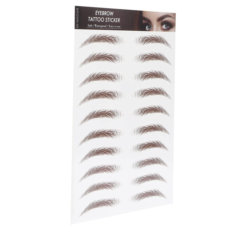 6D Eyebrow Tattoo Sticker, Professional Waterproof Eyebrow Transfer Sticker, Eyebrow