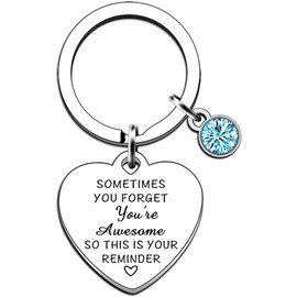 HOKIAMCN Keychain Inspirational Gifts for Women Encouragement Keyring Gifts for Family Friend Her BFF Thank You Appreciation Gifts for Colleague Coworker Boss Teacher