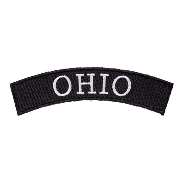 PatchStop Ohio State Top Rocker Biker Patches for Vests Motorcycle