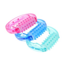 TOVINANNA Neck Body Massager 3pcs Roller Roller Manual Massage Pp Material Random Color