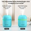 Portable Small Humidifier, WUTAER USB Personal Desktop Humidifier for Car,
