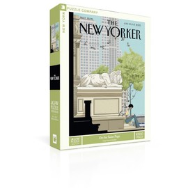 New York Puzzle Company - New Yorker On The Same Page - 1000 Piece Jigsaw Puzzle for Adults by Sergio García Sánchez