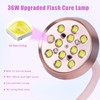 Asimebesty UV Lamp for Gel Nails, Mini UV Lamp Gooseneck