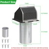 3 Inch Dryer Vent Cover Wall Vent Hood with Screen