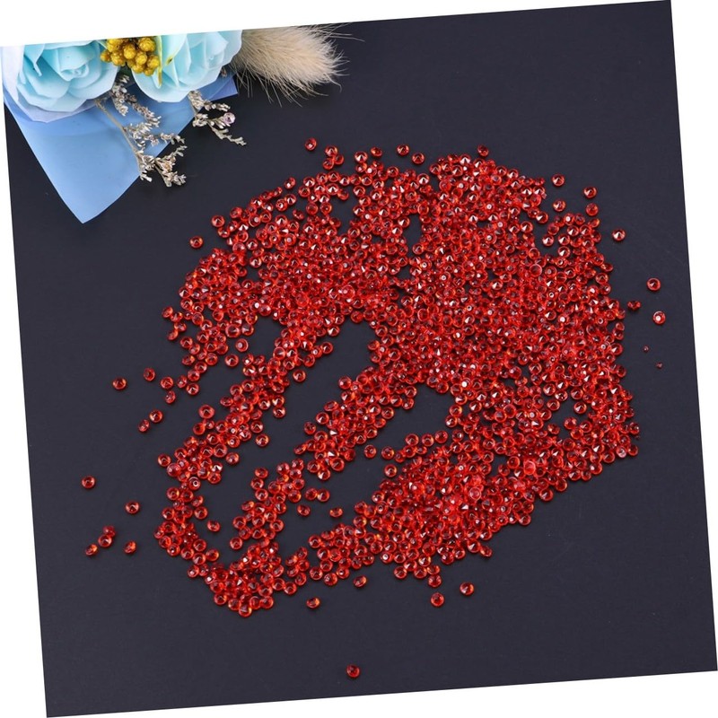 Abaodam 1000pcs Acrylic Rhinestone Crystals Wedding Decorations Accessories DIY Crafts