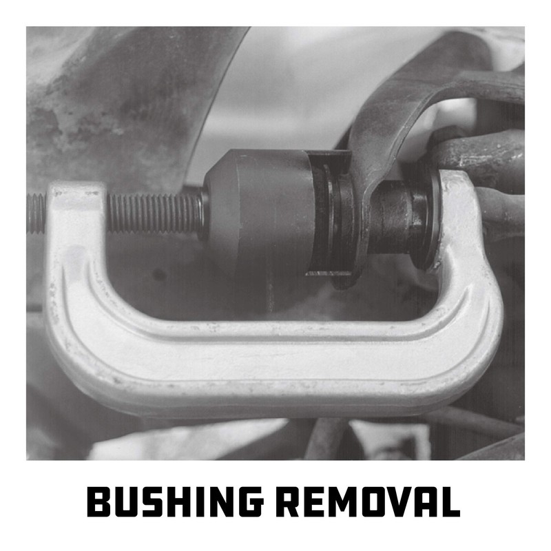 Powerbuilt Upper Control Arm Bushing Service Tool Set for Ford,