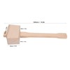 Wooden Mallets, Beech Carpenter Wood Hammer Good Practicability Small Light