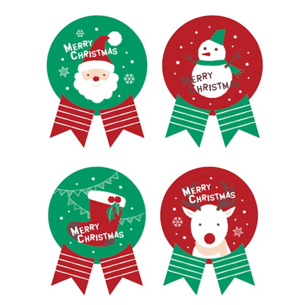 Creve Cell Christmas Gift Stickers Gift Stickers Wrapping Labels Ribbon
