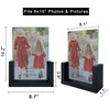 MEBRUDY 8x10 Picture Frame 2 Pack, Black Photo Frames with