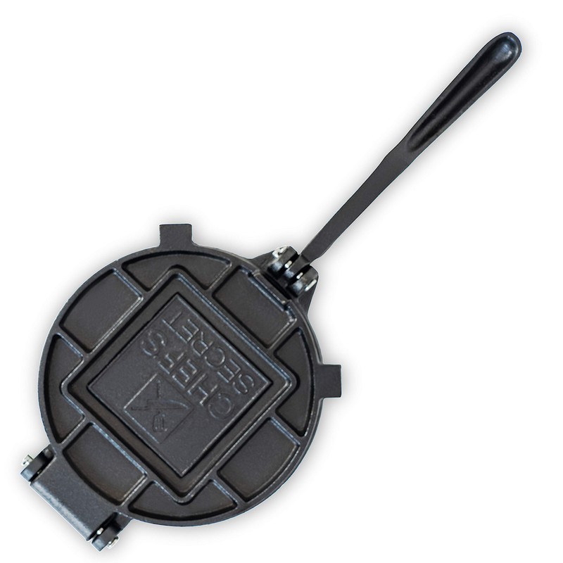 Chef's Secret 8 Inch Tortilla Cast Iron Press, Quickly Easily