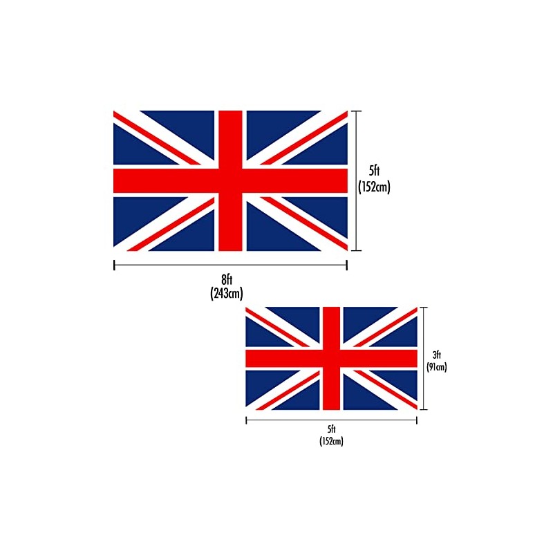 Giant 8ft x 5ft + 5ft x 3ft Union Jack