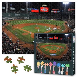 Baseball Stadium Puzzles for Adults 1000 Pieces Fenway Park in Boston Stadium Puzzle for Adults Jigsaw Puzzles 1000 Pieces Impossible Difficult Challenging Family Puzzle