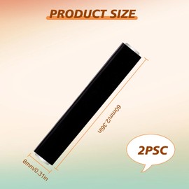 Cat Eye Magnet Cateye Magnet Cat Eye Magnet Tool Nail Art Werkzeug Magnetstift Magnet für Nägel Cat Eye Magnet Geeignet für Studio Oder Zuhause mit Schutzhülle 2 Stück(Schwarz)