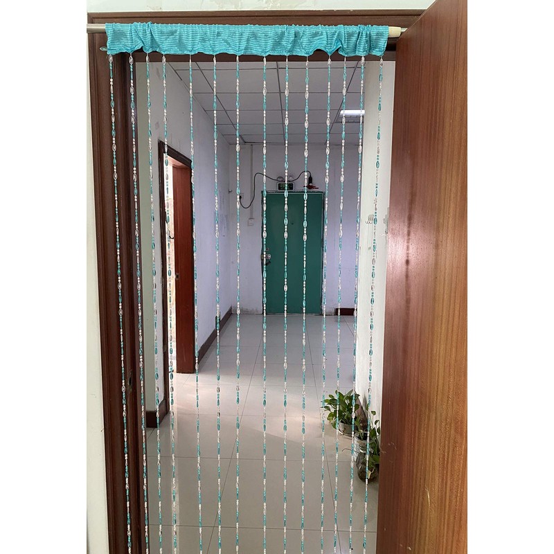 ZiDeTang Acrylic Beaded Door Curtain Décor Tassel Room Divider Curtain